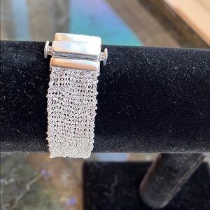 Sterling Silver Woven Link Bracelet